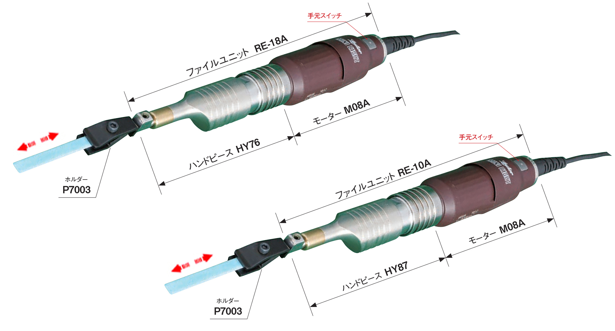 リューターミニエイト ファイルユニット